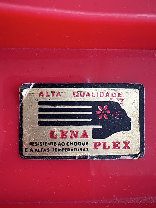 Porta talheres vermelho
