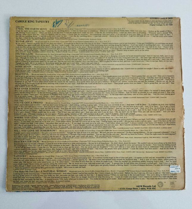 Disco vinil , LP, Carol King - Tapestry