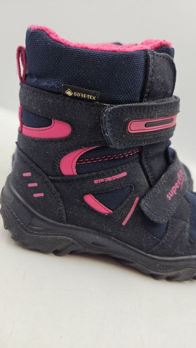 Śniegowce Dziecięce Superfit Husky Gore-Tex Granatowe Rozmiar 29