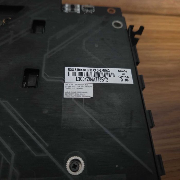 Karta Graficzna Asus Rog Strix RX 5700 8Gb