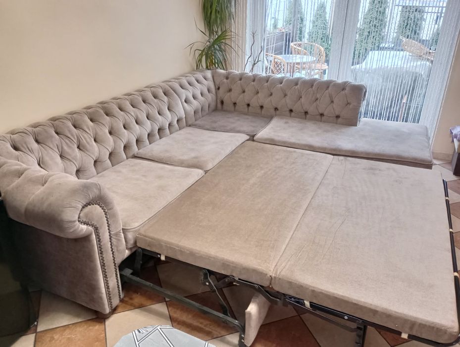 Narożnik z funkcją spania