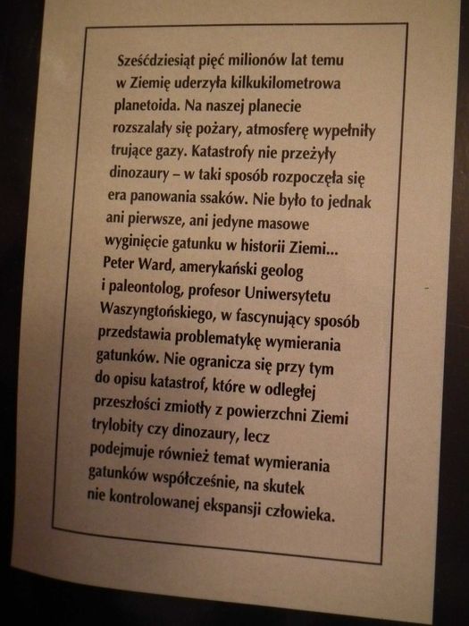 „Kres ewolucji. Dinozaury, wielkie wymierania i ...” Peter Ward