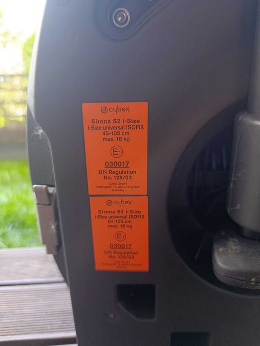 Cybex sirona S2 obrotowy z baza