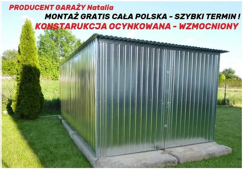 Garaż 2x3 Garaże Blaszak Blaszaki PROMOCJA! CAŁA POLSKA Szybki TERMIN!