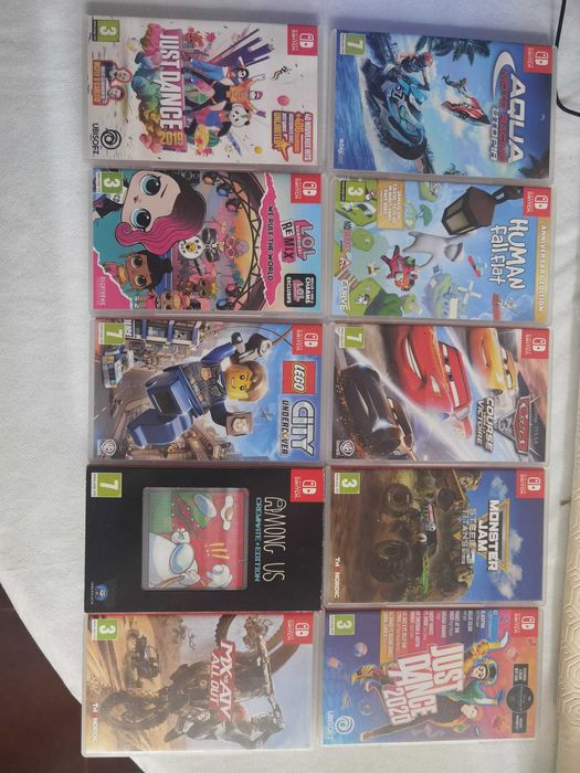 Jogos para Nintendo switch como novos