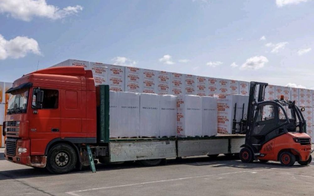 Газоблок Poriston. Доставка. Ціни Виробника.