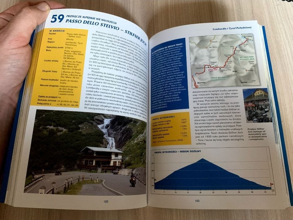 Książka 100 przełęczy Alpejskich na motocyklu