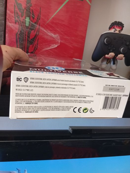 Figura DC multiverse black lantern superman