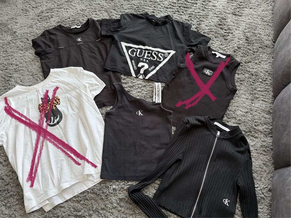 Футболки, лосины, джинсы , костюм calvin guess one by one xs