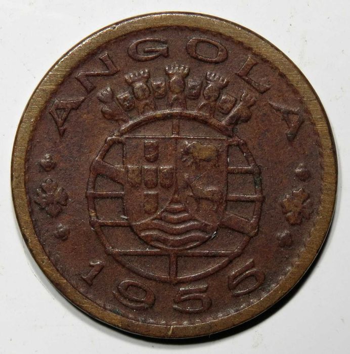 Angola - 50 Centavos 1955 "Escassa" / MBC