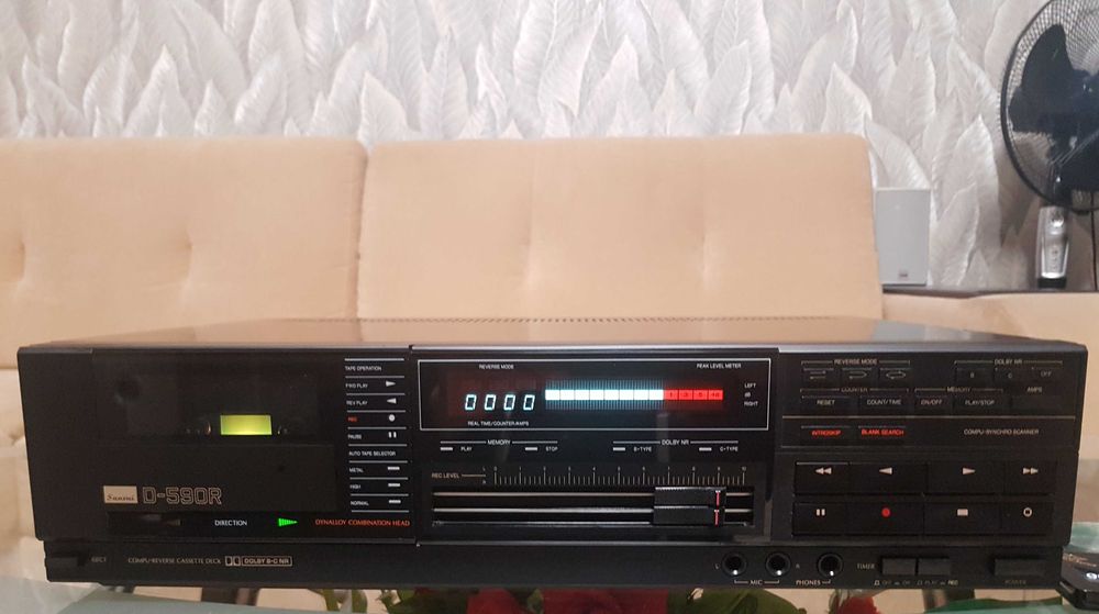 Кассетная дека Sansui D-590R Reverse ТОП !!! made in Japan