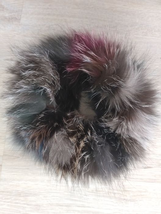 Ocieplacz  komin opaska na szyję z lisa jenot multikolor onesize