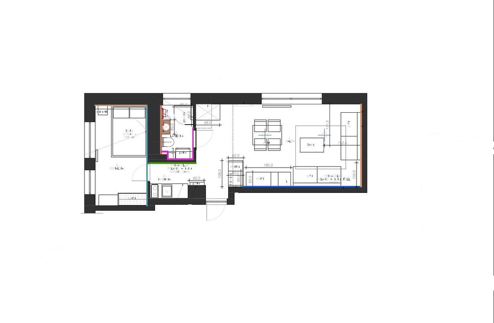 Mieszkanie do wynajęcia 40m2 Kraków ul. Miechowity/Olsza II