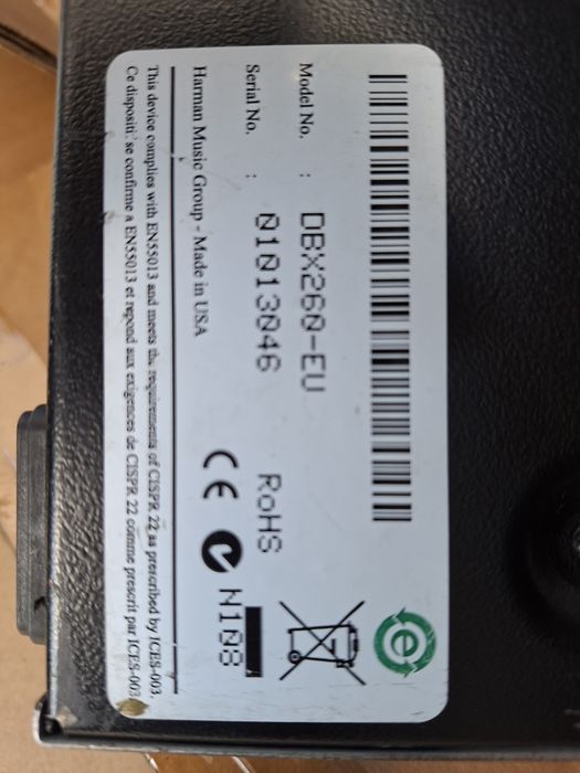 Vendo dbx driverack 260 original