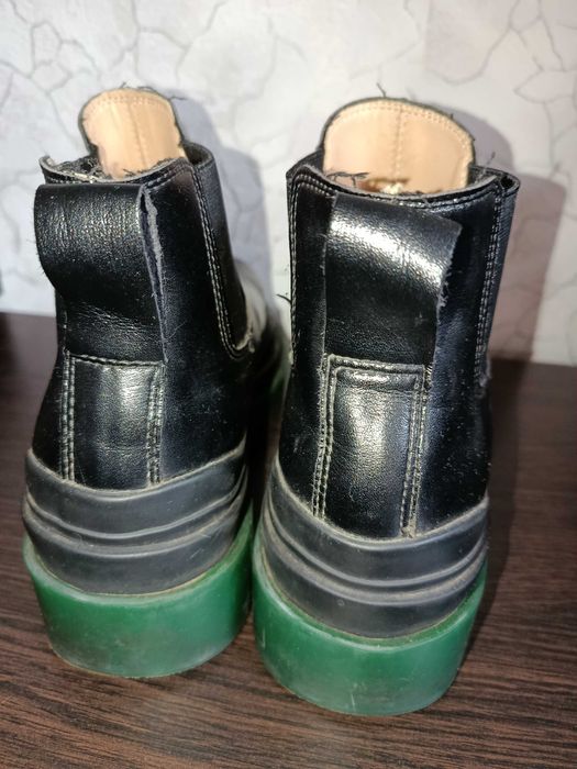 Кожаные Ботинки деми Bottega Veneta Италия 38р.