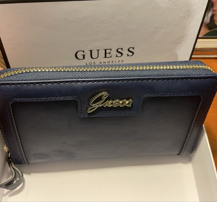 Carteira GUESS azul