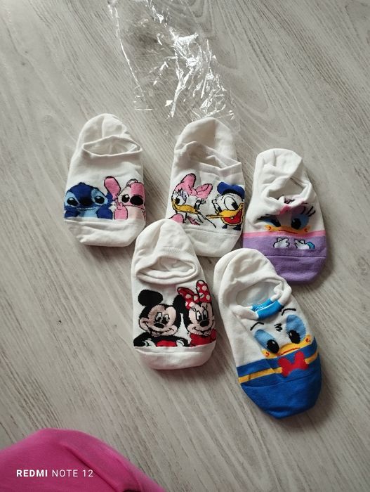 Skarpetki stopki Disney 5 par