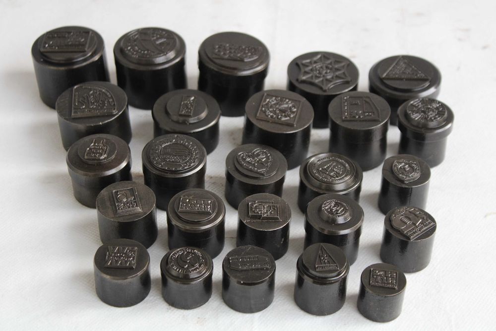 Stempel Matryca PRL-u - RÓZNE 40 sztuk