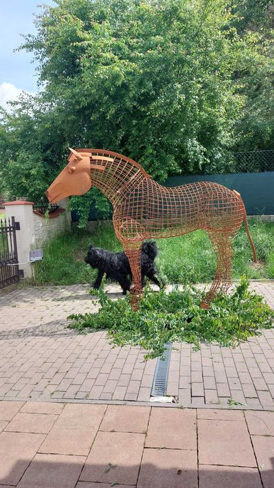 Kwietnik h220cm koń zebra naturalnej wielkosci unikatowy HIT
