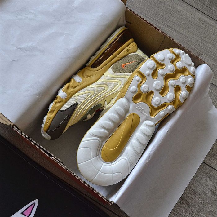 Чоловічі кросівки Travis Scott X Nike Air Max 270 React "Cactus Trails" Розміри 40-45