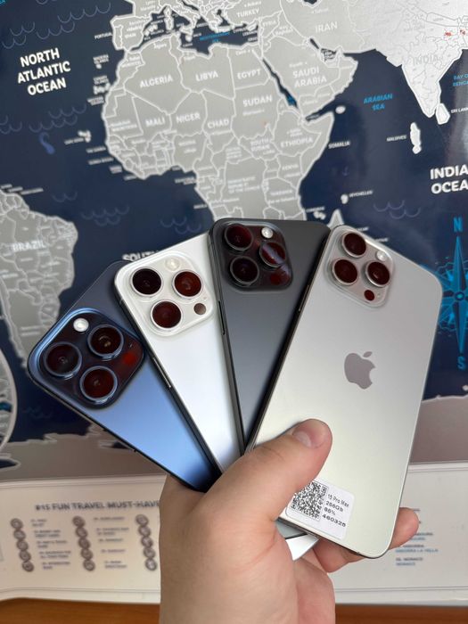 Apple Iphone 15 Pro Max 256Gb Natural Black Blue White Titanium Neverlock з фізичним сім лотком