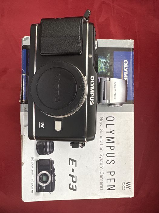 Olympus Pen E-P3 +visor VF-3+2 baterias