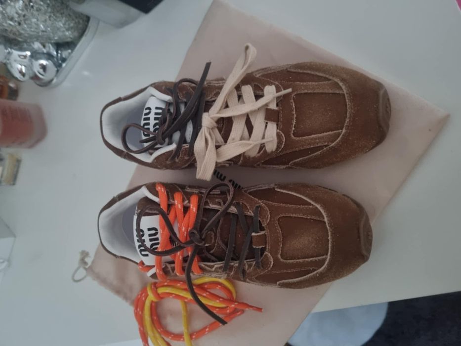 Sneakersy miu miu with New Balance