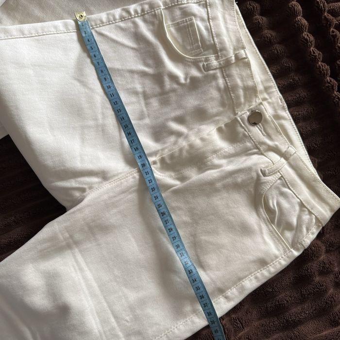 Брюки, стрейч, белые, новые