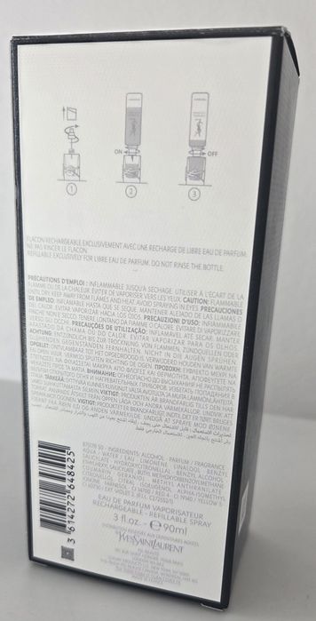 Pudełko po perfumie Yves Saint Laurent Libre 90ml