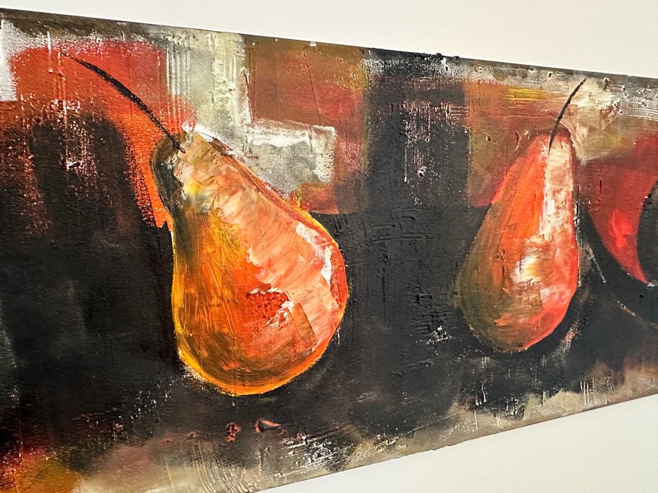 Quadro decorativo pintado a mão