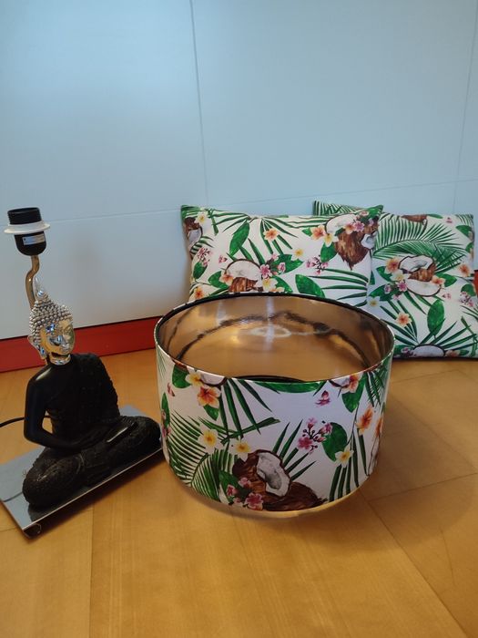 Conjunto Almofadas + Abajur e/ou candeeiro