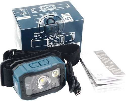 Czołówka lampa czołowa LumakPro Osram 500lm USB-C 3 tryby świecenia