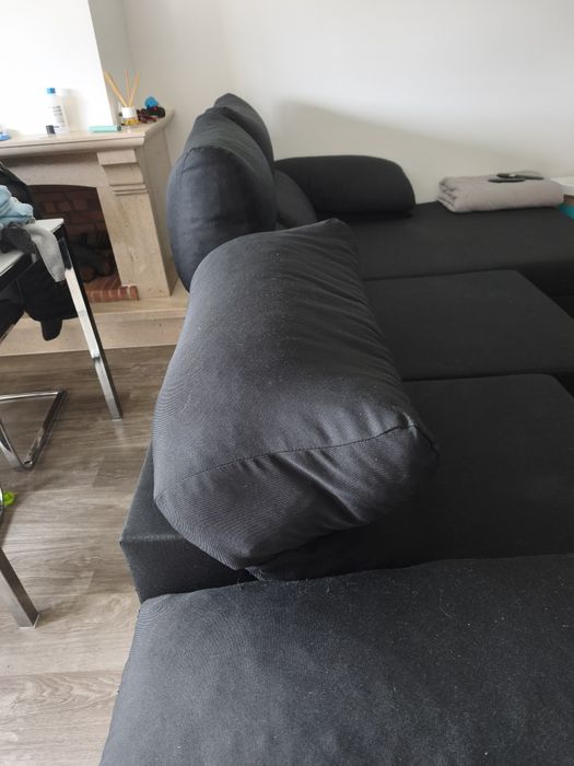 Vendo sofá preto