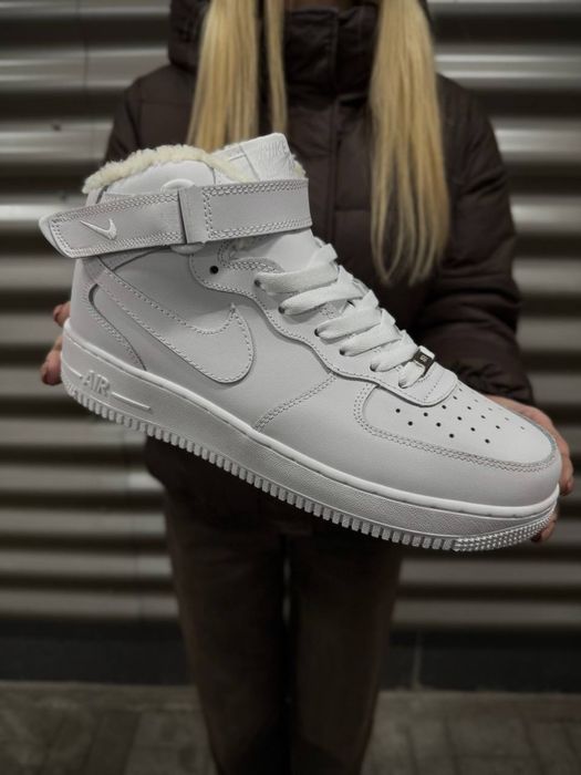 АКЦІЯ! Кросівки Nike Air Force ХУТРО | 42 43 44 44,5 45 найк зимні