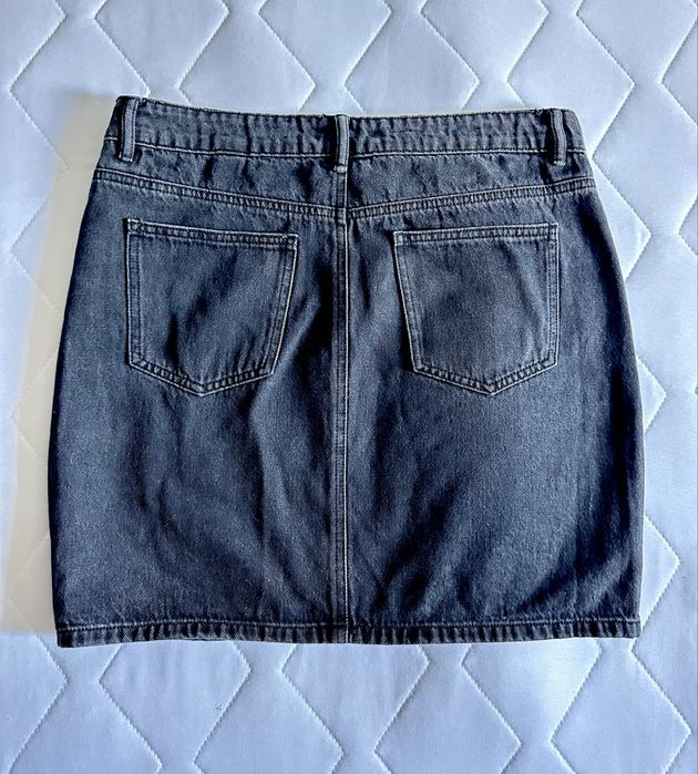 Damska spódnica spódniczka Next jeans dżins czarna 40 L krótka mini