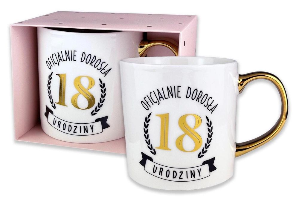 Kubek Lady 18 - Oficjalnie dorosła oprawa: pudełko