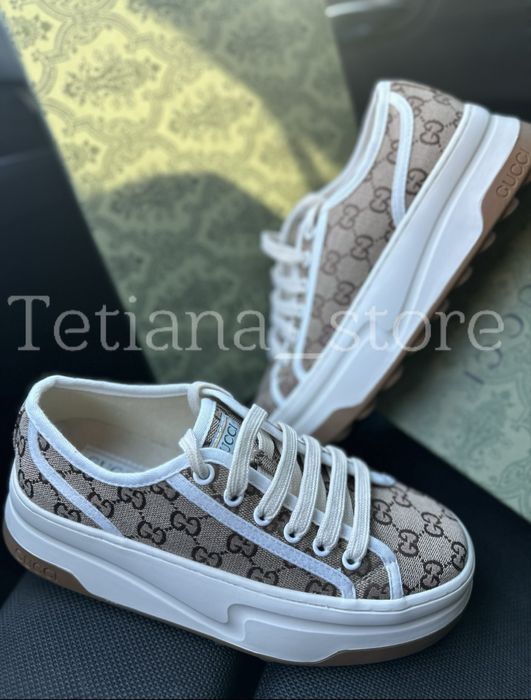 Кросівки жіночі високі Гуччі Гуччи на високій підошві 37 38 39 40 41
