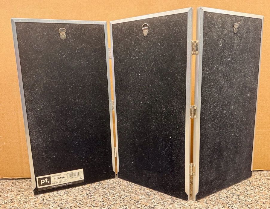 Par de Molduras em alumínio escovado