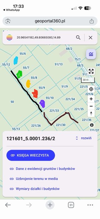 Działki budowlane z WZ
