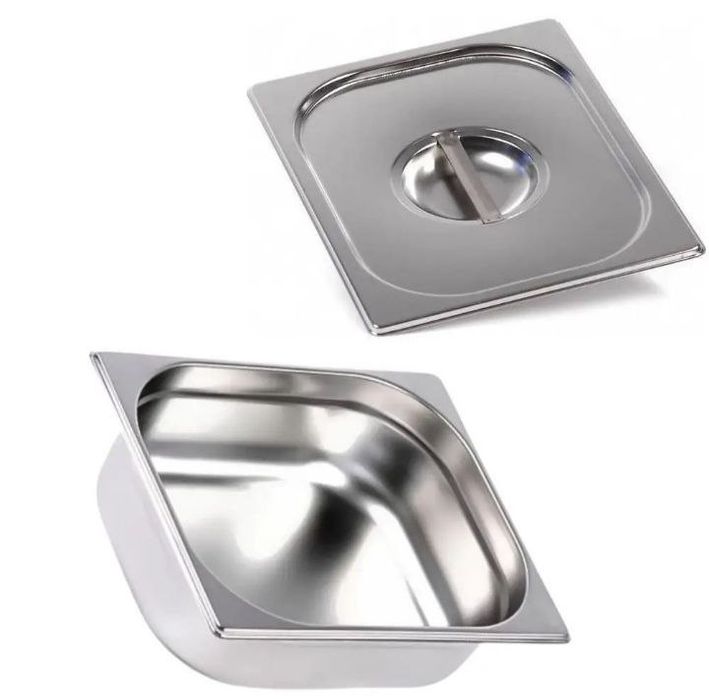 Гастроємність 1/6-100 нержавійка та полікарбонат від 65мм