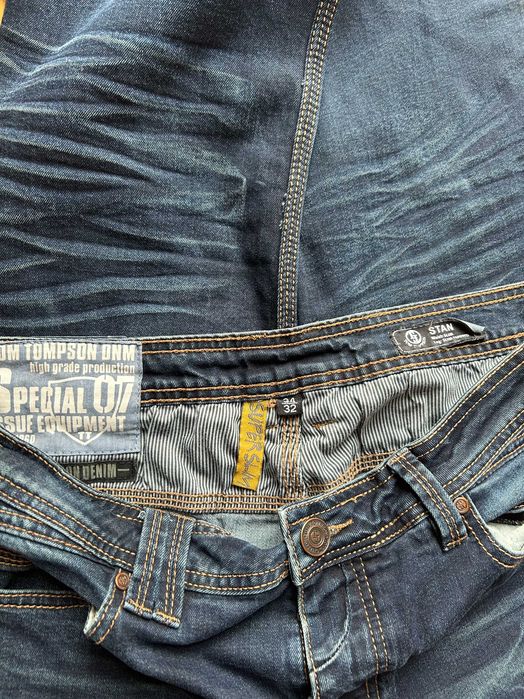 Tom Tompson Dnm _ Spodnie jeansowe jeansy 34/32 _ slim tapered