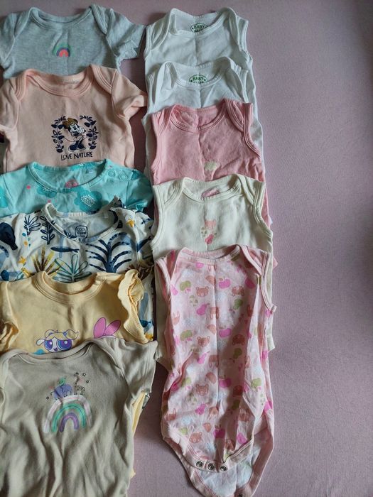 Ubranka niemowlęce / body / paczka ubranek niemowlęcych rozm. 68