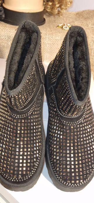 Śniegowce damskie czarne ala ugg