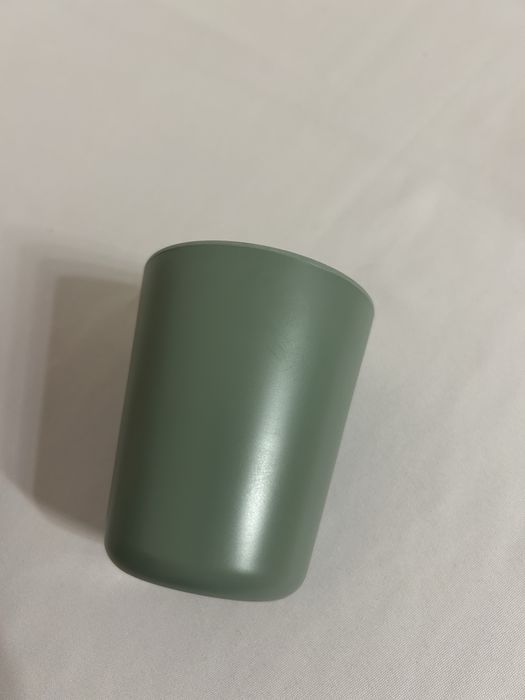 Zestaw 6 zielonych kubków z melamimy 400ml nr.8622