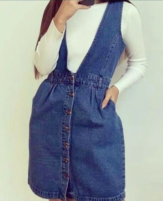 Джинсовий сарафан