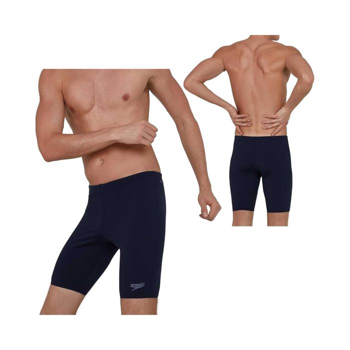 SPEEDO Męskie Kąpielówki Jammer Eco Endurance+ Granatowe M Odporne Na Chlor