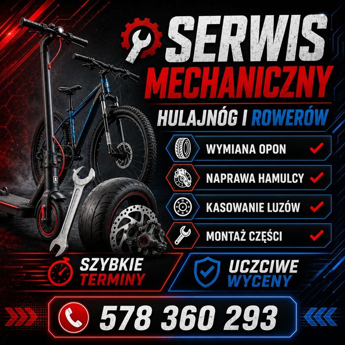Serwis Hulajnóg i Rowerów – Szybko i Profesjonalnie