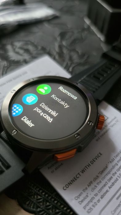 Zegarek  Męski Smartwatch V21  Latarka