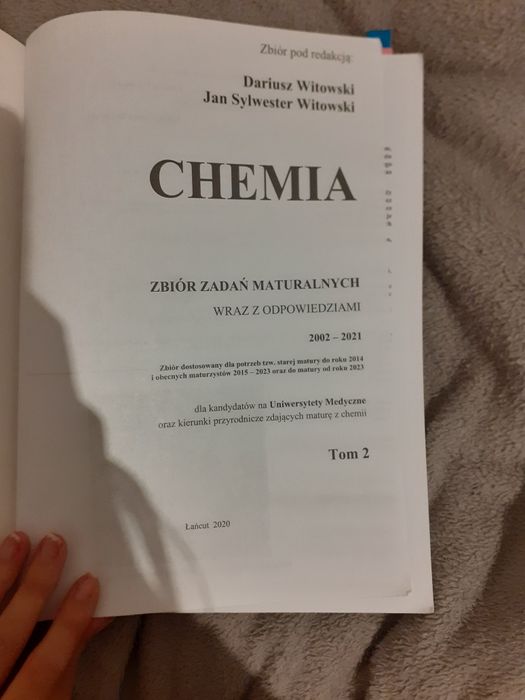 Zbiór zadań chemia Witkowski 2