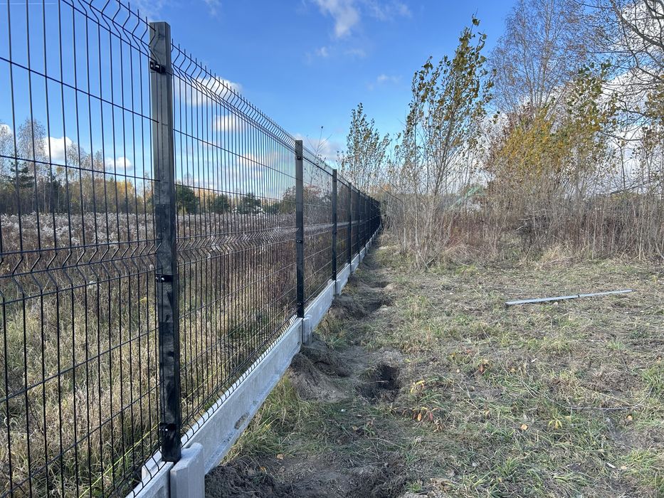 Montaż ogrodzeń panelowych oraz palisadowych